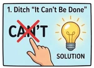 Ditch it Can't Be Done