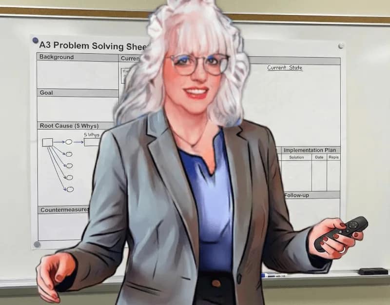 Female Instructor for the To Be Lean Website